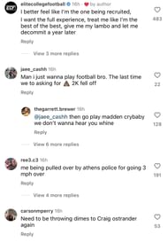 Instagram comments